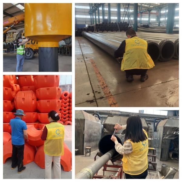 8mm Outer Shell DN450 HDPE Floating Pipe for Effective River Dredging Solutions