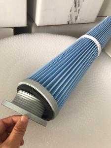 China PTFE Polyester Pleated Air Filter Cartridge For Industrial Dust Collection System on sale