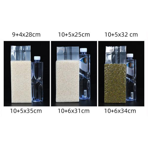 Rice Brick Square Vacuum Nylon Plastic Packaging Clear Rice Bag