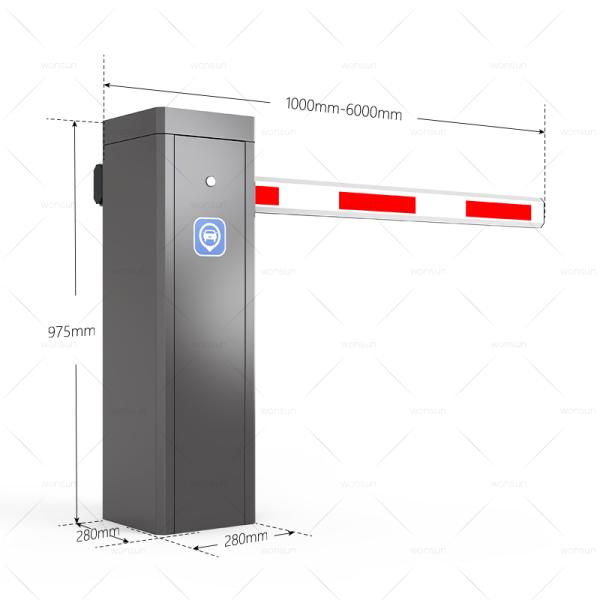 High Speed Automatic Boom Barrier Gate with Remote Control For Parking Lots