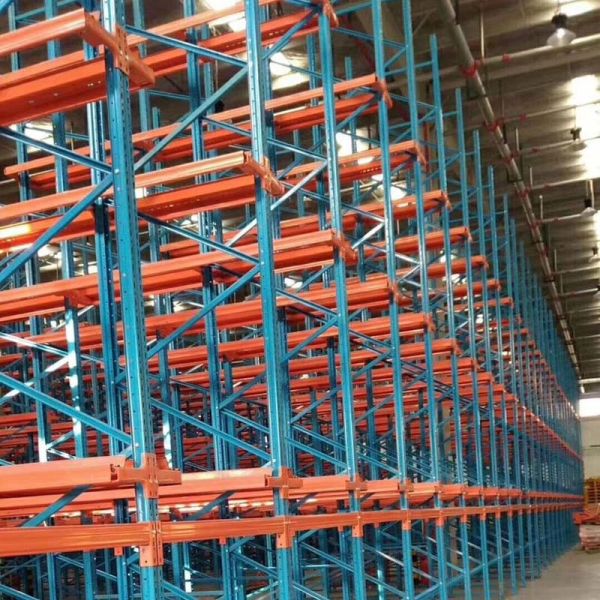 Warehouse Drive In Rack Pallet Racking 2-7 Levels High Density Storage System