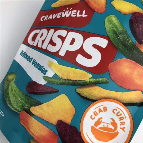 Custom Order Accepted Snack Chips Bag Packaging with Resealable and Screen Printing Features