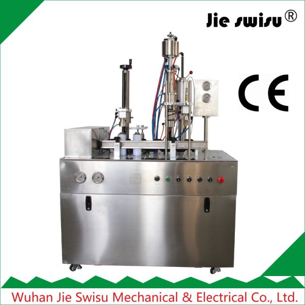 Dry solver spot lifter aerosol filling machine
