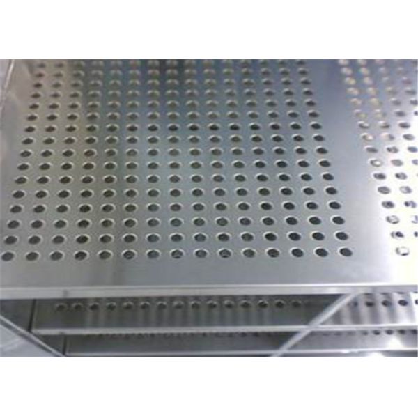 Customized Galvanized Perforated Metal Mesh Cladding Panels Multi Hole Pattern