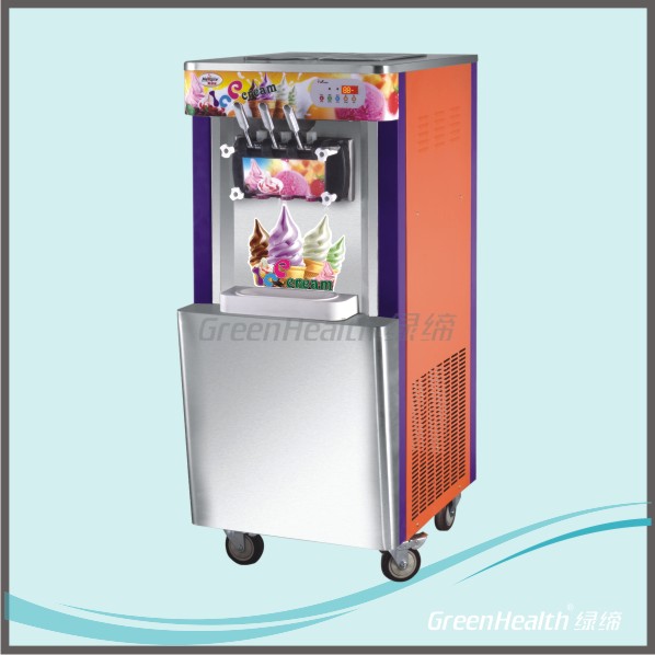 Multi Floor Standing Type Flavor Ice Cream Machine Mini Freezer Dynamic Cooling