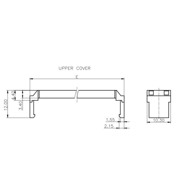 D Shape Small Electrical Connectors IDC Crimp Adapter Plug And Socket For Flat Ribbon Cable
