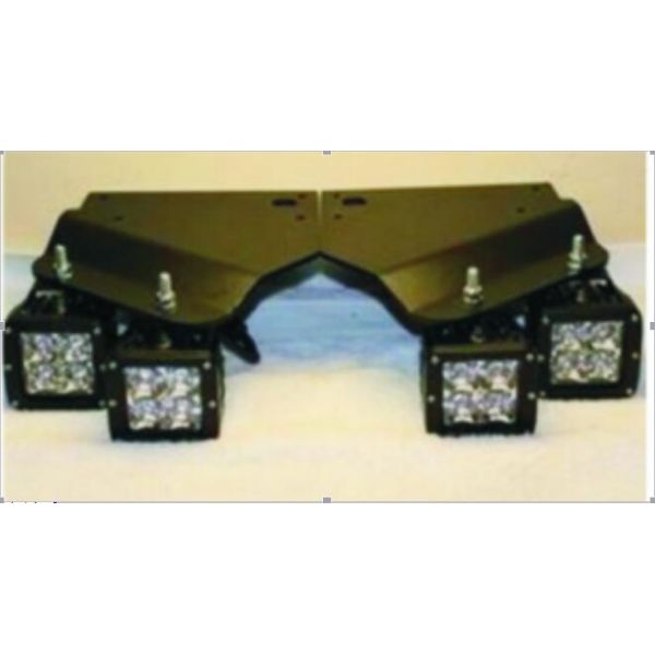 ATV Front LED work light Mounting Bracket , Car Front Bumper License Plate Holder