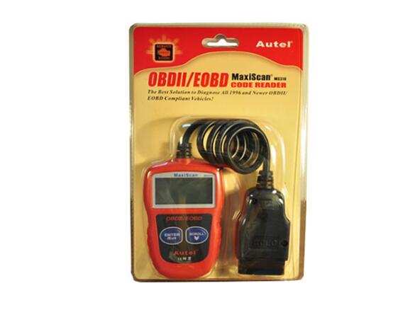MaxiScan MS310 Autel Diagnostic Scanner , Free Update Obd2 Scanner Car Diagnostic Code Reader