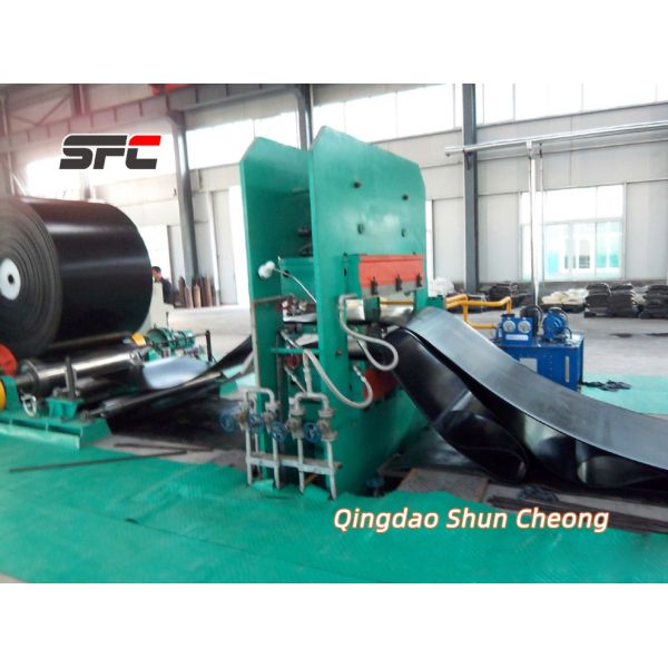 Belt rubber vulcanizing press machine view 2