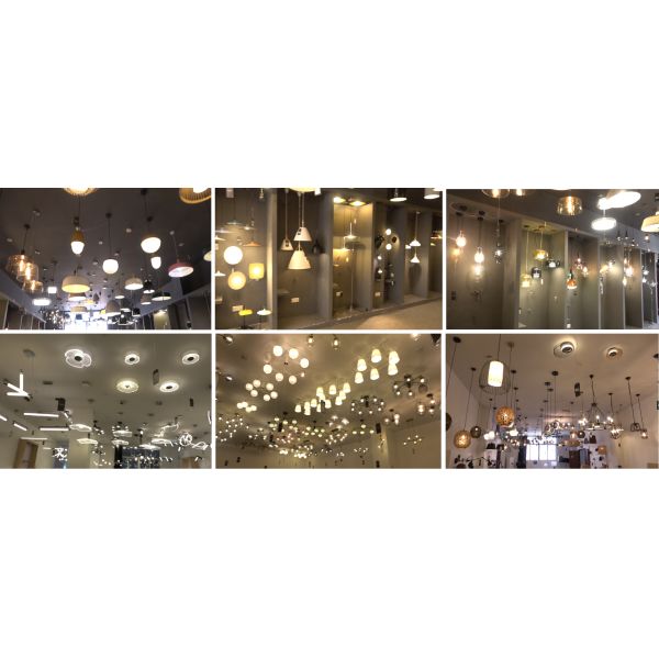 Glass Villa Duplex Staircase Floor Lamp Rectangle Long Rectangle for Installation Project