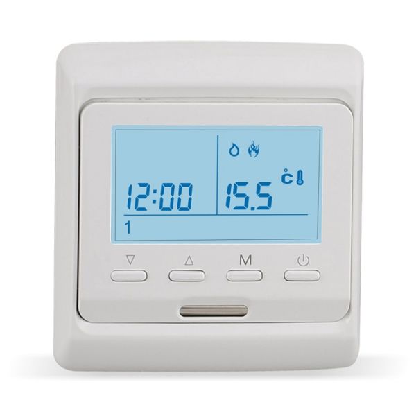 16A Electric Thermostat Weekly Program External Temperature Sensor Thermostat