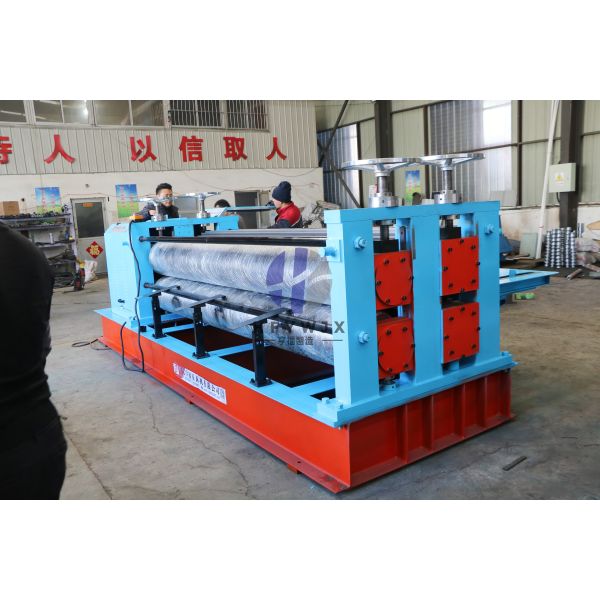 PLC Control Barrel Corrugation Machine Horizontal 750mm-1250mm Rolling Width 11kw Motor