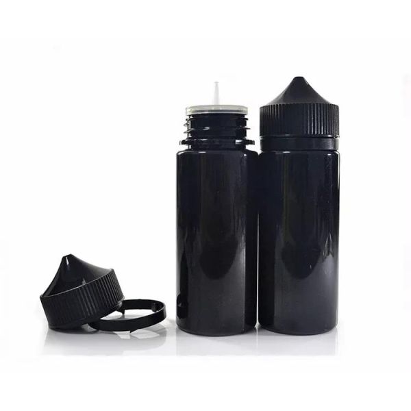 Pet Plastic 30ml E Cig Liquid Bottle With Child Tamper Proof Lid