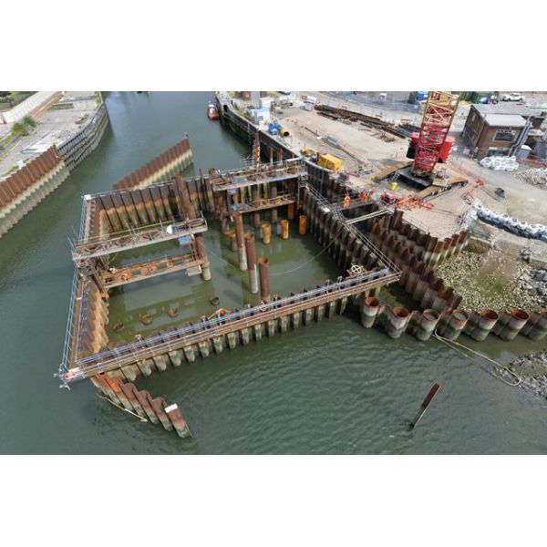 Vertical Interlocking System Steel Sheet Piles Hot Rolled Cold Formed