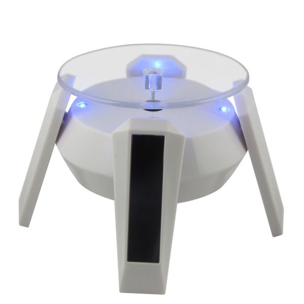 Energy Saving Led Light Solar Display Stand With 360 Degree Rotation