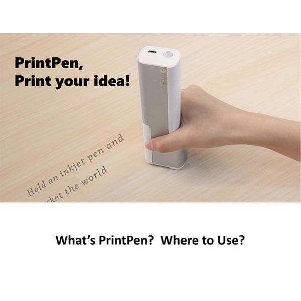 Quick Drying Ink Portable Semi-automatic Mini Inkjet Printpen for Industrial Printing