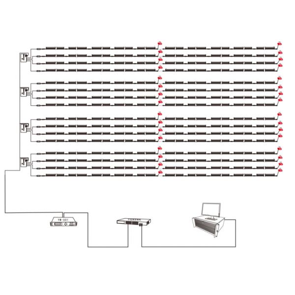Electrostalic Spraying Led Linear Wall Washer Waterproof IP66 RGB