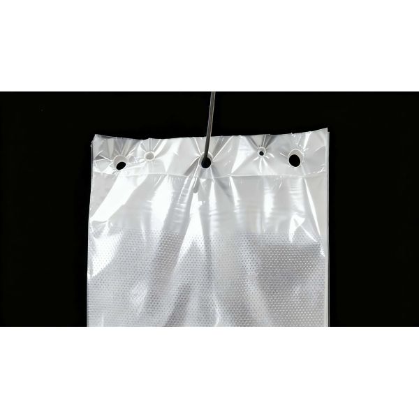 Transparent Micro Perforated Bag Allowing Easy Product Visibility While Ensuring Proper Air Circulation and Freshness