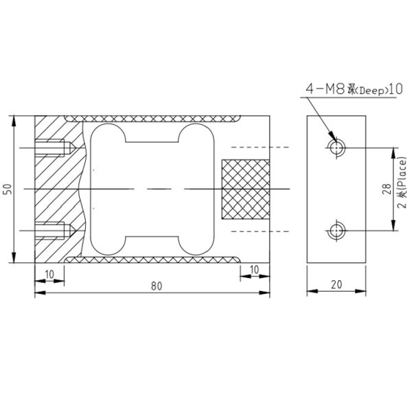 High Precision and Stable Strain Gauge Load Cell for Rated Temperature Range -10～ 60 C