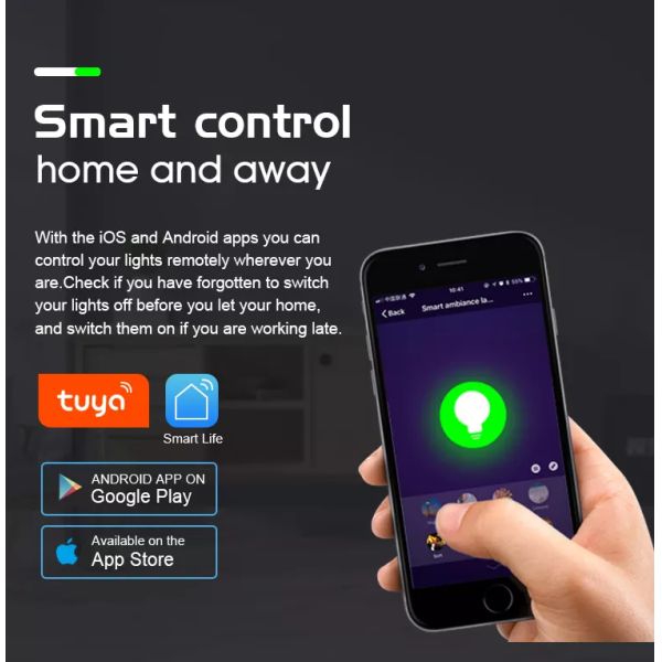Tuya Elbow Smart WiFi LED Light Adjustable Brightness Dimming Light