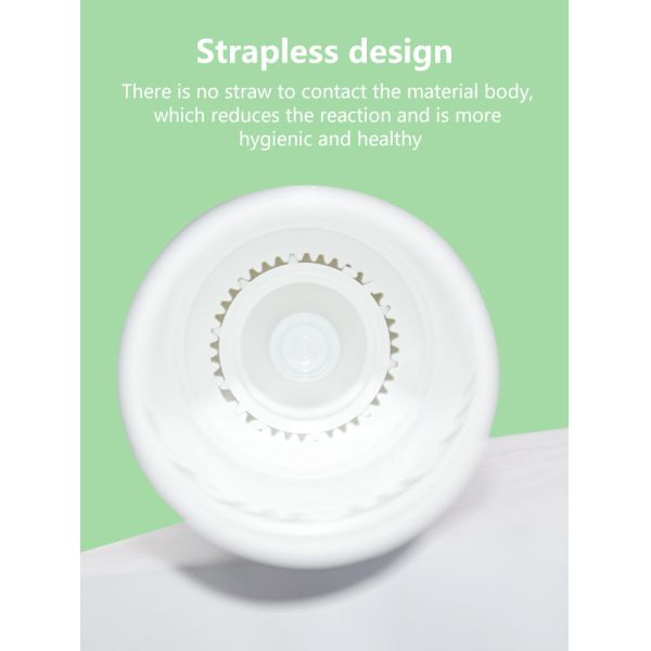 White Pp Refillable System Airless Pump Bottles Round Shape 30ml 50ml 100ml