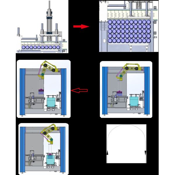 5.5KW Bound Bottles Carton Cardboard Box Packing Machine Automatic Case Packing Machine