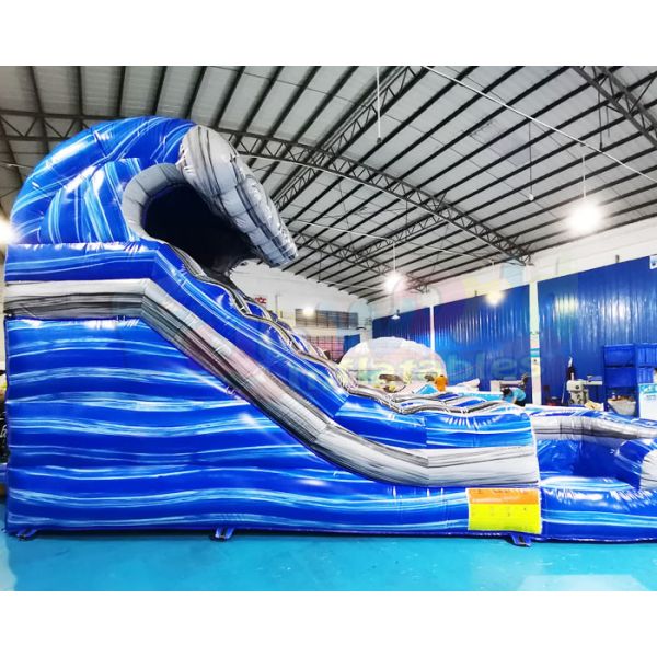 1000D Playground Inflatable Water Slide Customized Size