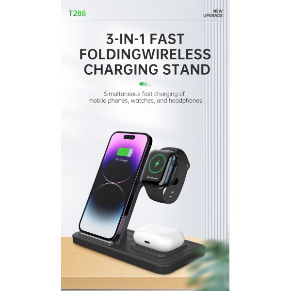 15W Phone Output Fast Charge Wireless Charging Pad For High Charging Efficiency