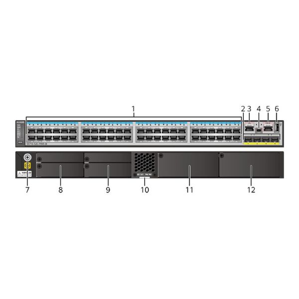 128gbps Full-Duplex Half-Duplex Network Switch with 10/100/1000 Mbps Transmission Rate