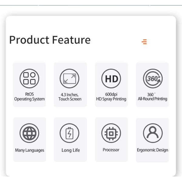 Portable Handheld Labeling Machine Words Batch Expiry Date Handheld Inkjet Printer Coding Machines Brand Logo Printing Machine