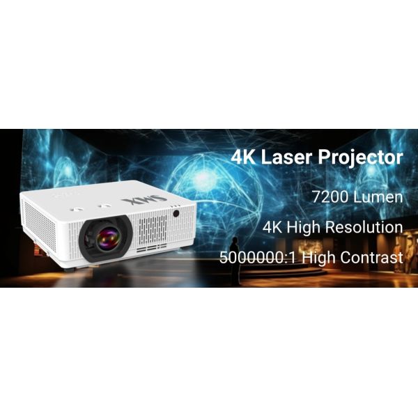 High Performance 4K HDR10 Projectors For Large Rooms 7200 Lumen