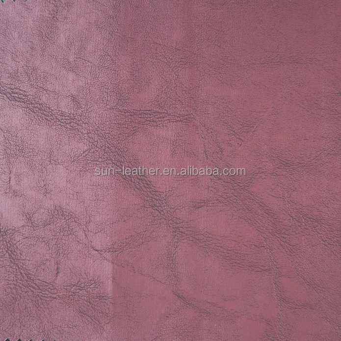 Thin PU Synthetic Leather for Garment Jackets Exquisite Pattern Polyester Coat Backing Leather