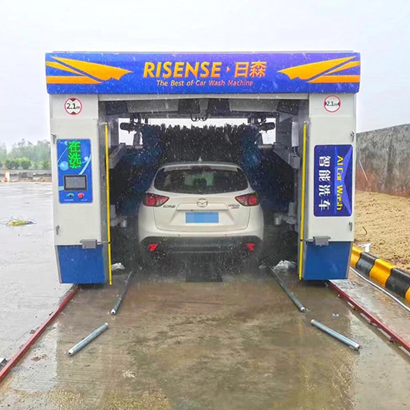 Risense CE Approved 5 Brushes Full Automatic Rollover Car Wash Machine with air Dryer and Wheel Brushes(CF-360)