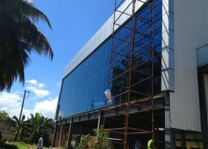 Quality Multi Floor Steel Structure Office Building With Glass Curtain Wall for sale