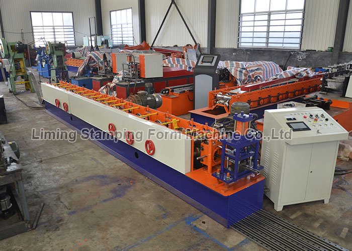 Steel Solar PV Bracket Roll Forming Machine , ISO Mounting Structure Roll Former