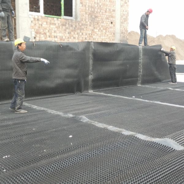 High Strength HDPE Plastic Drainage Board Soft Soil Foundation Drainage Solution