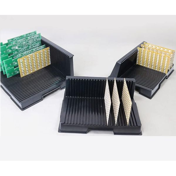 ESD Antistatic L-Type Top PCB Storage Circulation ESD Circulation Rack PCB Tray ESD Shelf Storage Turnover Rack