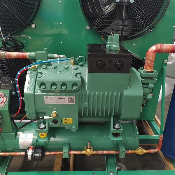 Air Cooled Refrigeration Unit Cold Storage Core Components Including Motor Gear Cold Room Compressor Condensing Unit 180kg