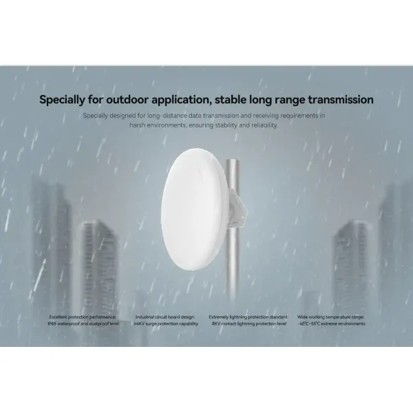 Long Range 5g Outdoor CPE Bridge with 2400Mbps Data Rate