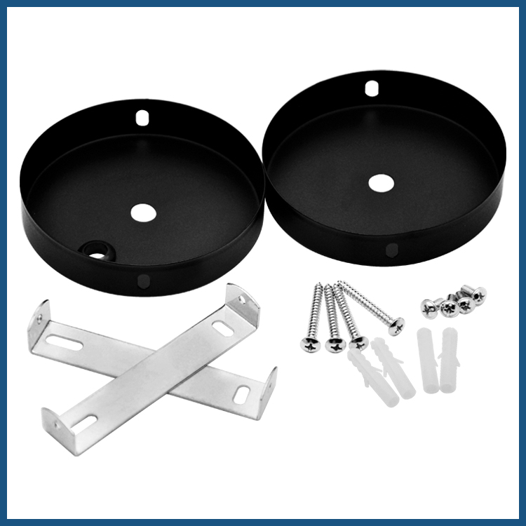 Suspended Ceiling Accessories Mounted Ceiling Canopy for Hanging Lights Wire Rope
