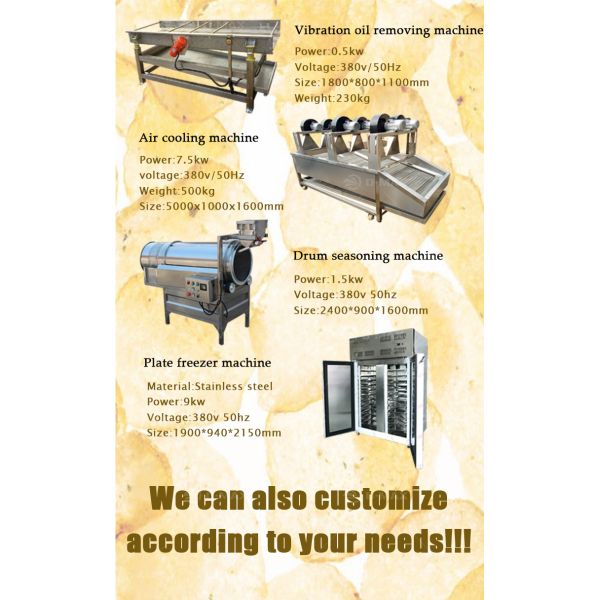 Advanced Frozen Fries Processing Plant with Automatic Potato Chips Making Machine