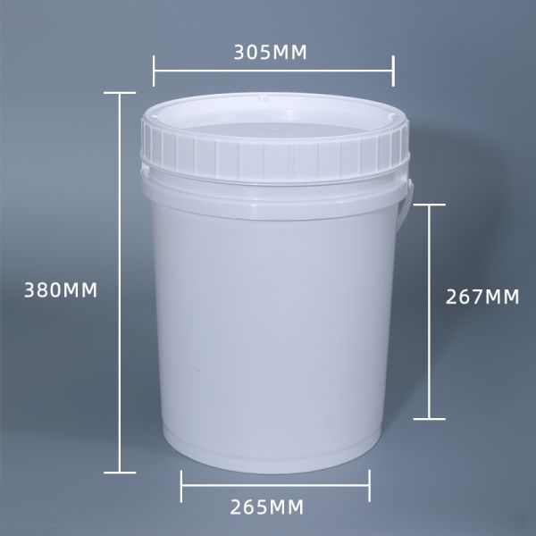 ISO9001 Certified 20L Plastic Bucket With Hand Screw Lid For Packaging