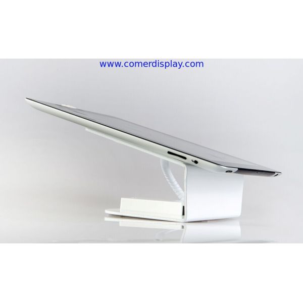 COMER Universal Aluminum Tablet anti-theft security alarm cable lock Stand for Tablet PC