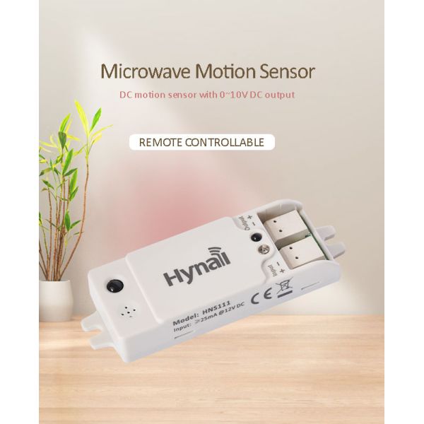 6m Mounting 0-10v Dimming 12v Microwave Sensor 25mA For LED Panel