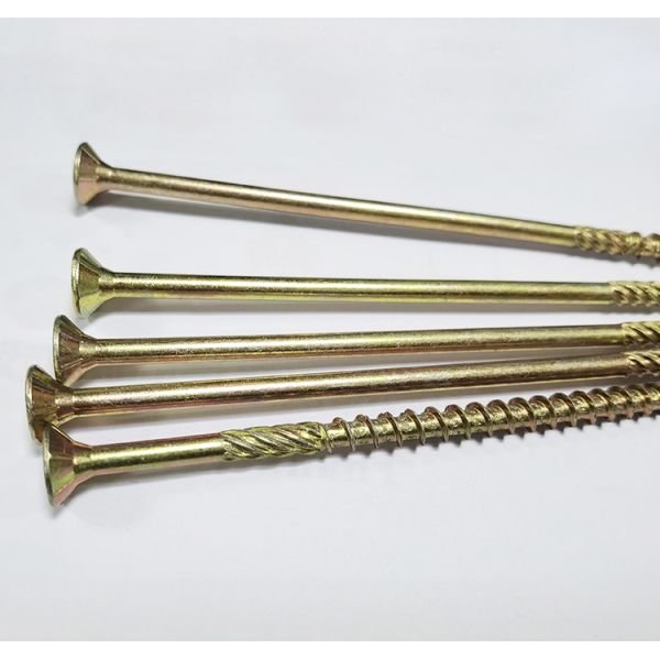 Double Coutnersunk Torx CSK Chipboard Screw Yellow Type 17 Torx Multi Purpose Wood Screws