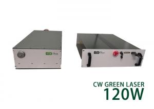 China 120W CW Fiber Laser Water Cooling Nanosecond Green 532nm Laser on sale