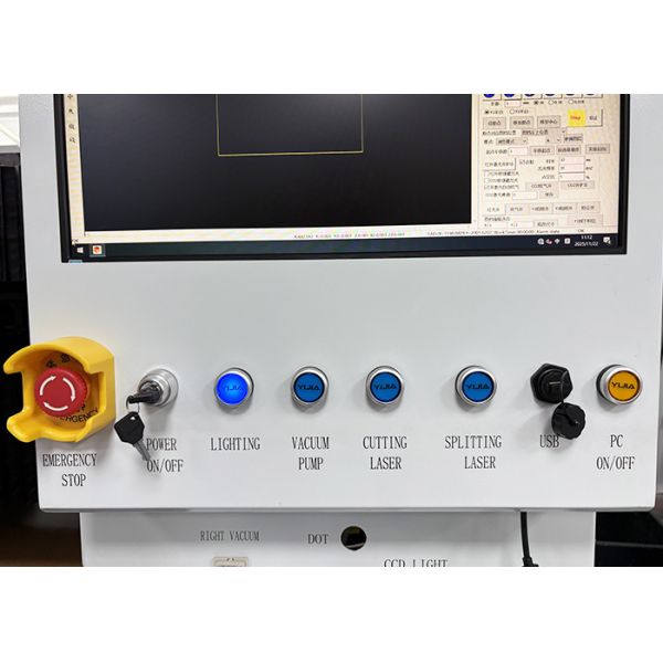 Glass Single Table Glass Cutting Machine With Control Software And CorelDRAW Easy To Interface Broad Programming Support