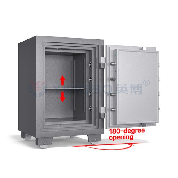 Three Composite Construction Fireproof Safe Box With Intelligent Dual Alarm System YB/FH-78 Fireproof Safe Box for Home and Office