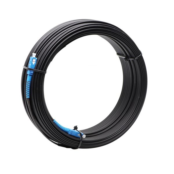 SC APC SC UPC G657A2 FTTH Drop Cable Patch Cord Single Mode KFRP