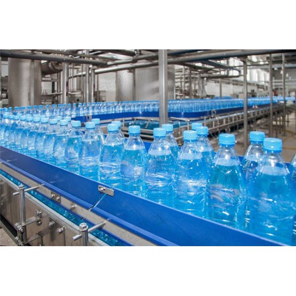 600ML 6000BPH Automatic Water Bottled Machine 3500kg Mineral Water Bottling Machine